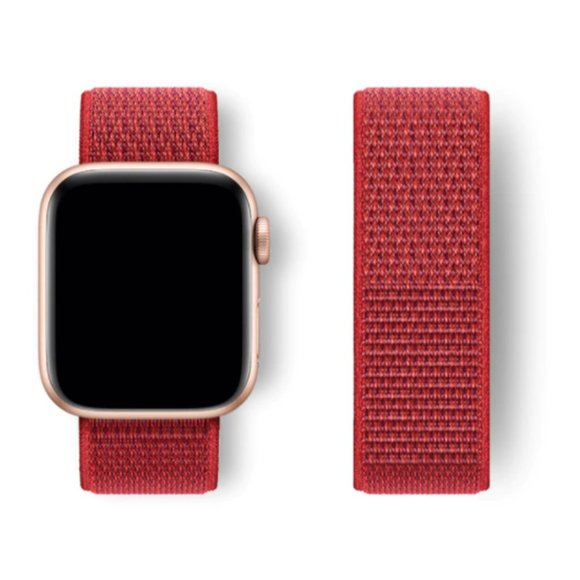 NEW BAND RED Strap Loop For Apple Watch - Picture 1 of 5